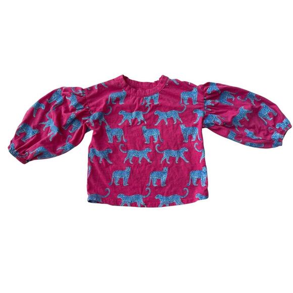 Chaser Girls Pink Leopard Drew Top And Short Set Size 2 - Picture 6 of 12